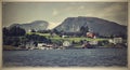 Otnes, ValsÃÂ¸yfjord, Norway - fishing villages by the fjord Royalty Free Stock Photo